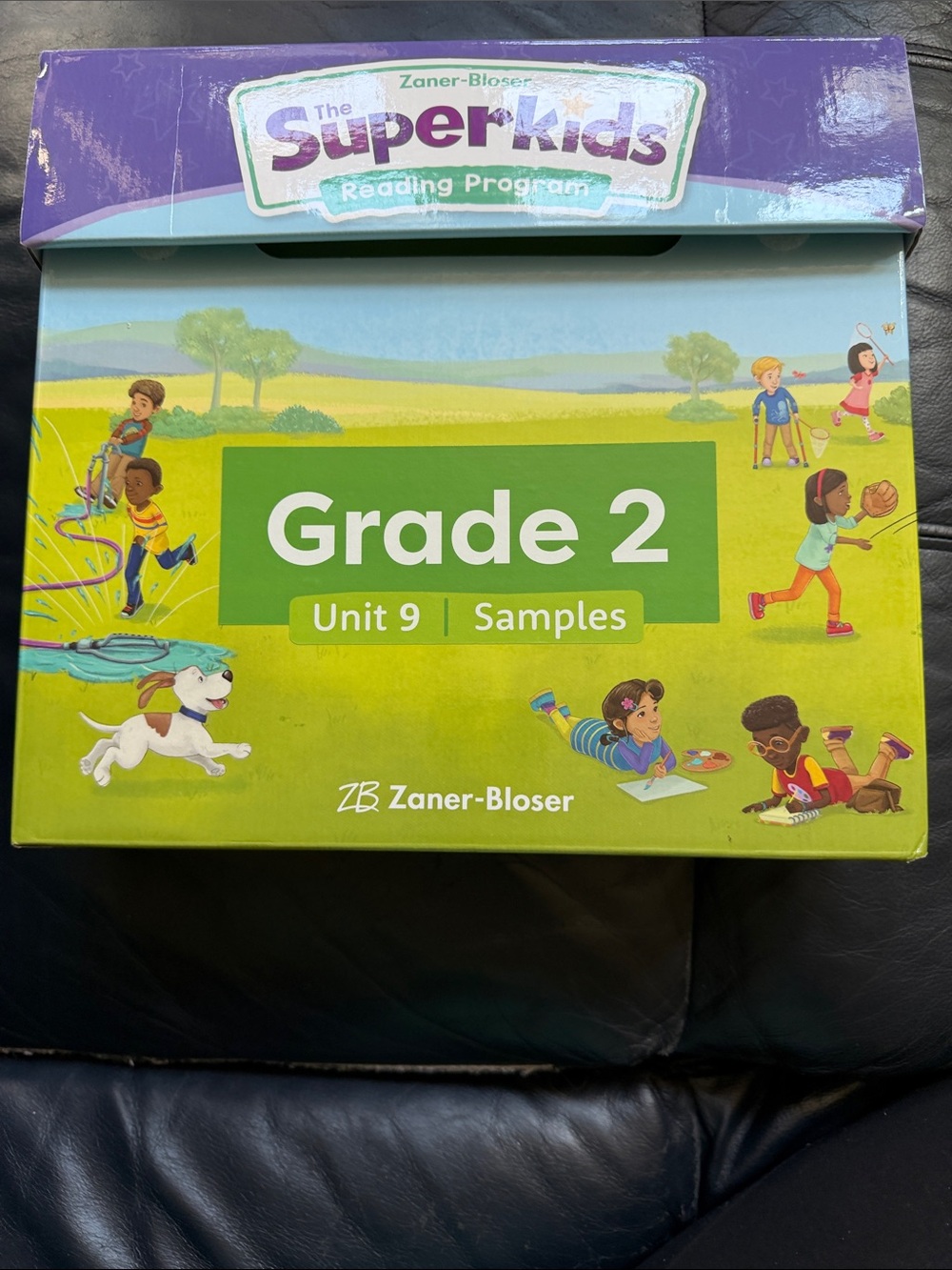 The Superkids Grade 2 Unit 9 Sample workbook and resources kit